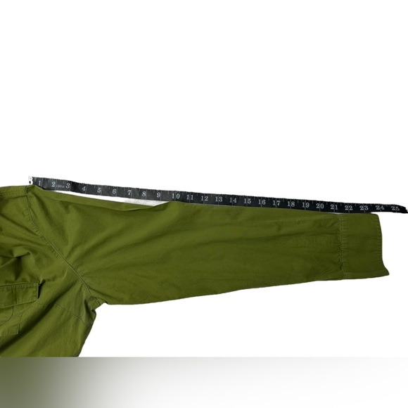 New York & Company Green Button-Up Long Sleeve Shirt Size XL - Picture 7 of 7